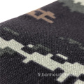 Tissu militaire de camouflage en polyester ignifuge